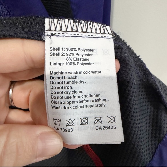 HELLY HANSEN Purple Training Windbreaker Lightweight Active Women’s Size Medium - Picture 10 of 11